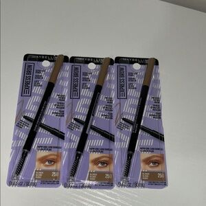 3X Maybelline Express Brow Ultra Slim Pencil #250 - Blonde